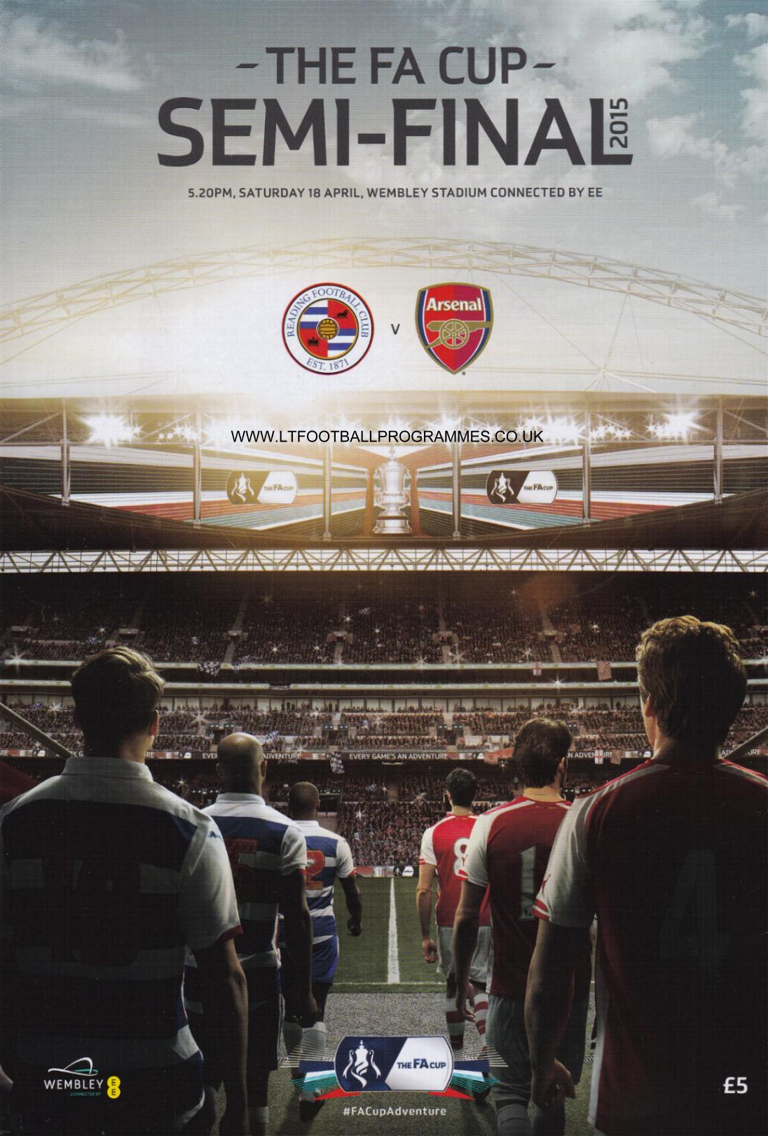 2015 FA CUP SEMI-FINAL - ARSENAL v READING